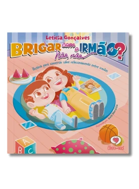 Livro infantil Brigar com o irmão? Não, não frente