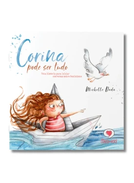 Livro infantil Corina pode ser tudo frente