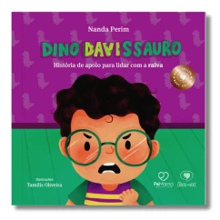 Livro infantil Dino Davissauro frente