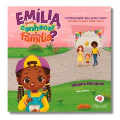 Emília quer conhecer minha família livro infantil frente