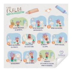 rotina tchau fralda livro infantil avulsa