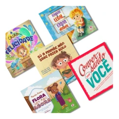 Coleção de livros infantis Sentimentos Emoção