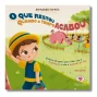 Livro infantil O que restou quando o tempo acabou frente